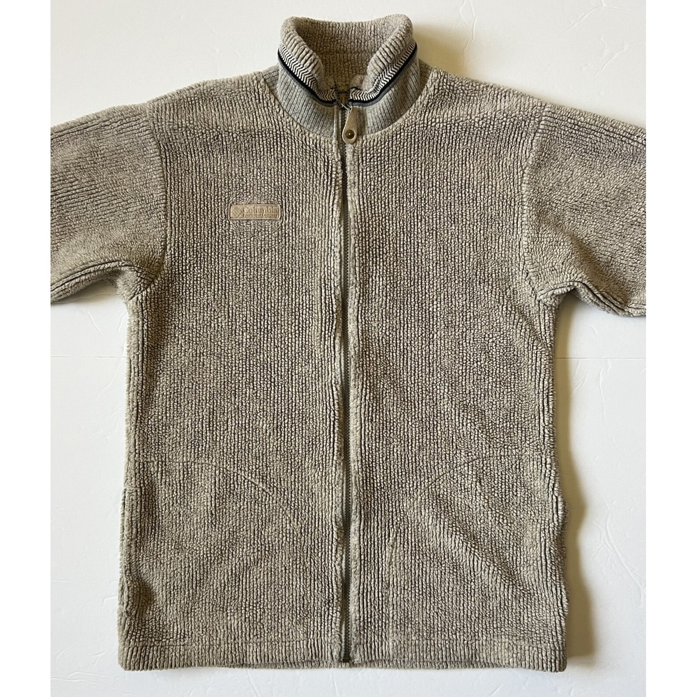 VTG‎ COLUMBIA - Men's Full Zip Cardigan Sweater Jacket - Size Small